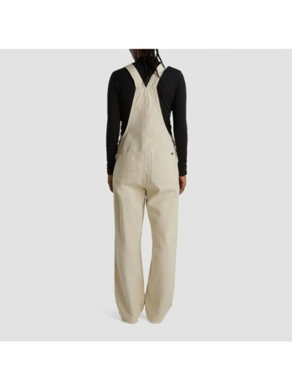 Vans Cotton Stryker Overalls Women X Small Workwear Inspired Cream 072026 - Picture 2 of 12